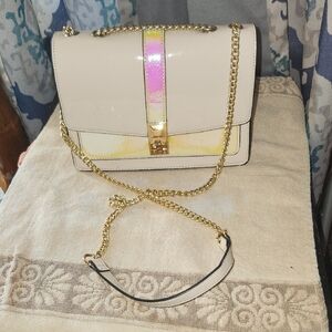 Aldo Patwnt Leather Bag